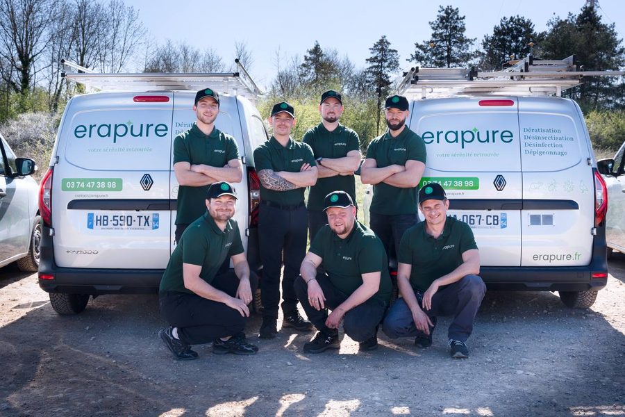 Équipe et véhicules ERAPURE